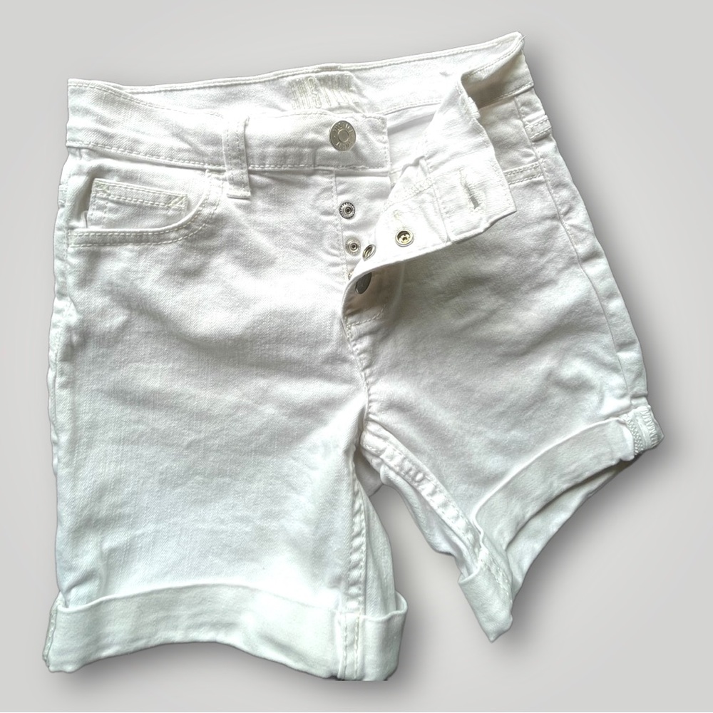 ๐ข5/$25 Justice Button Fly Jean Shorts 12 slim - Picture 1 of 14